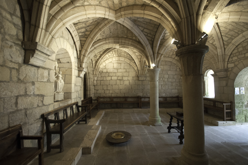 Vista lateral de la sala capitular de Irantzu